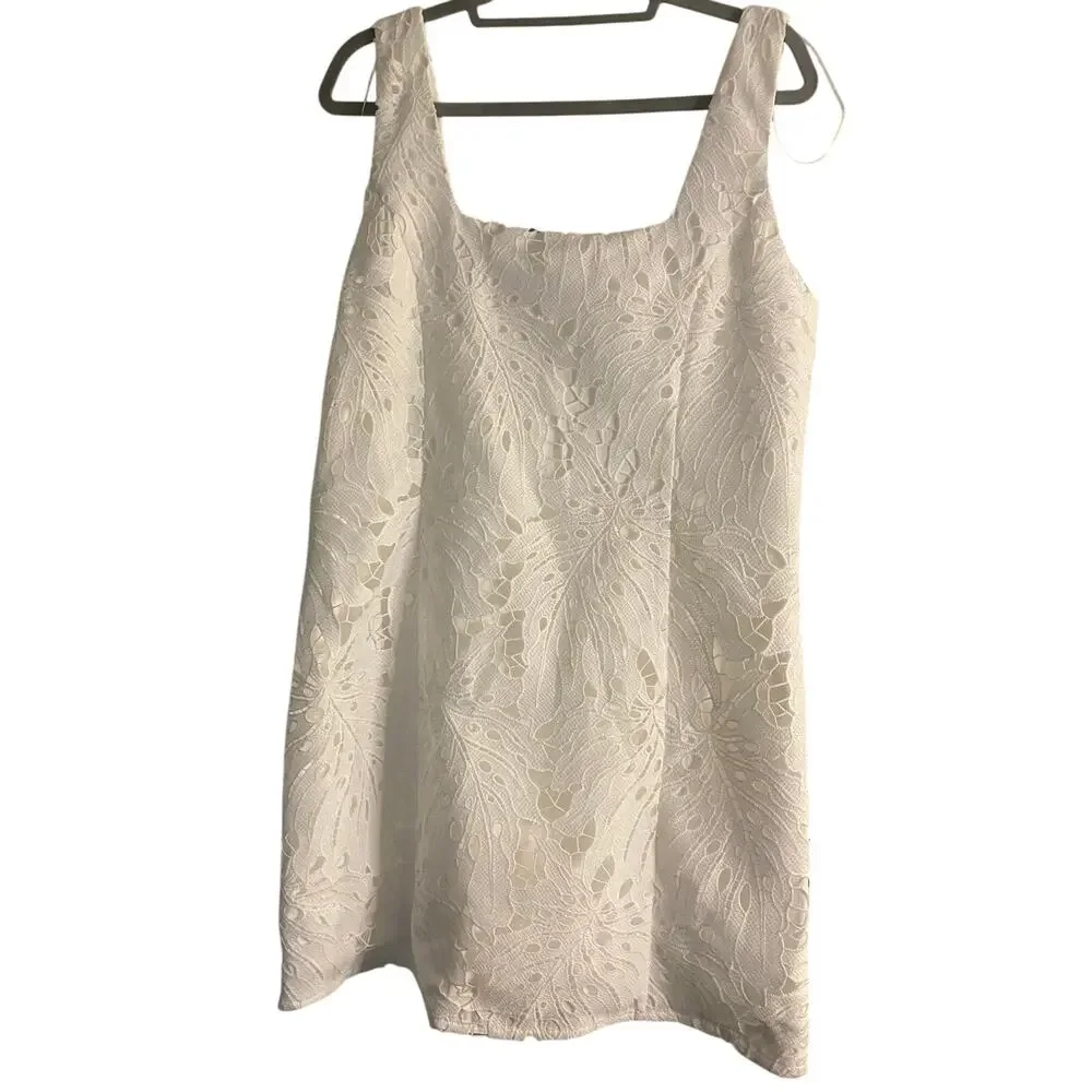 NWT- Adelyn Rae- JULIA 3D LACE MINI DRESS size Large